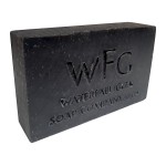 WFG WATERFALL GLEN SOAP COMPANY, LLC, Incognito Noir bath soap, charcoal, vegan with Dead Sea Salt infusion, fragrance free, enriched with kokum butter
