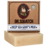 Dr. Squatch All Natural Bar Soap for Men with Medium Grit, Deep Sea Goat\'s Milk