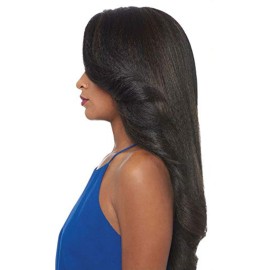 Outre Synthetic L-Part Lace Front Wig NEESHA Color: 1B Off Black