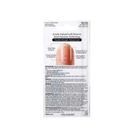 Kiss Salon Acrylic Nude French Nails 28 Count (Breathtaking) (6 Pack)