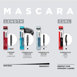 Marcelle Xtension Plus + Pro Lash Growth Complex Mascara, Black, 1 Tube Marcelle Xtension Plus + Pro Lash Growth Complex Mascara, Black, 1 Tube