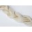 Tressmatch16-18 Remy Human Hair Clip in Extensions Platinum Blonde (60) White Ash Grey Thick to Ends Full Head Volume Set [150grams/5.3oz]
