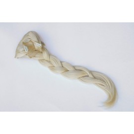 Tressmatch16-18 Remy Human Hair Clip in Extensions Platinum Blonde (60) White Ash Grey Thick to Ends Full Head Volume Set [150grams/5.3oz]