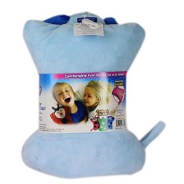 Cloudz Kids Super Soft N\' Cuddly On Hand Animal Airplane Travel Pillow Pal! Keep Children Comfy and Supported with a Buddy While Traveling or just Resting at Home - Dog