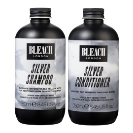 BLEACH LONDON Silver Shampoo & Conditioner Set (250ml) BLEACH LONDON Silver Shampoo & Conditioner Set (250ml)