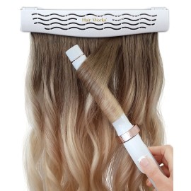 Hair Works 4-in-1 Hair Extension Style Caddy - Lightweight, Waterproof and Portable, This Hair Extension Holder Is Designed To Securely Hold Your Extensions While You Wash, Style, Pack and Store Them