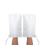 ForPro Professional Collection Premium Heated Mitts, Electric Thermal Moisturizing Hand Warmers for Spa Treatments, Dual Temperature Settings, 1-Pair
