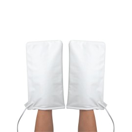 ForPro Professional Collection Premium Heated Mitts, Electric Thermal Moisturizing Hand Warmers for Spa Treatments, Dual Temperature Settings, 1-Pair