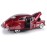 1948 Chevy Aerosedan Fleetline, Red - Motormax Premium American 73266 - 1/24 Scale Diecast Model Car, unisex-children