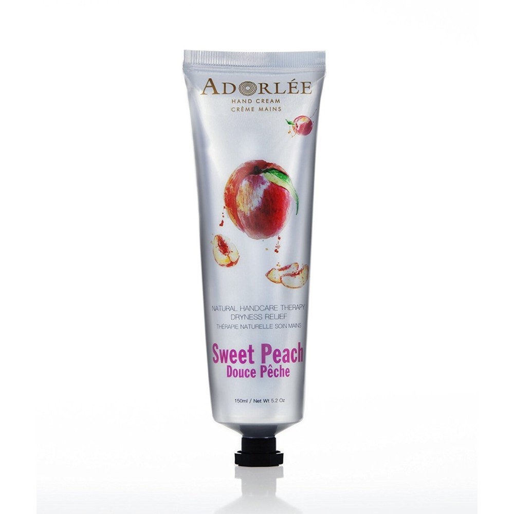 ADORLE Hand Cream, Sweet Peach, 5.2 oz.