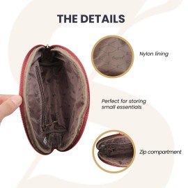 Signare Tapestry Cosmetic Bag Toiletry Makeup Bag for Women With Ladybug Floral Design (COSM-LDBD) Signare Tapestry Cosmetic Bag Toiletry Makeup Bag for Women With Ladybug Floral Design (COSM-LDBD)