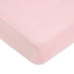 TL Care Supreme Fitted Crib Sheet 28 x 52, Enhanced Thickness for Soft, Breathable Neutral 100% Cotton Jersey Comfort, Pink, for Boys and Girls