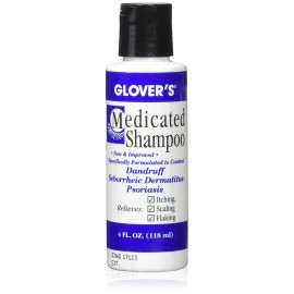 Glovers Medicated Shampoo 4 oz (Pack of 2)
