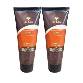 As I Am Leave-In Conditioner, 8 oz (Pack of 2) As I Am Leave-In Conditioner, 8 oz (Pack of 2)