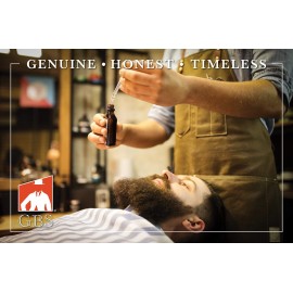 G.B.S Heavy Duty Ceramic Shaving Bowl/Mug Strong Pommel Handle -3 Oz All Natural Soap Included, Accessory for Soaps and Creams- for Wet Shave Lovers (Ivory)