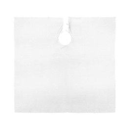 Betty Dain Lightweight Crinkle Nylon Hair Cutting/Styling Cape, Water Resistant, Ultra Lightweight Crinkle Antron Nylon, Repels Hair, Neck Snap Closure, Generous 54 x 60 Inch Size, White
