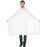 Betty Dain Lightweight Crinkle Nylon Hair Cutting/Styling Cape, Water Resistant, Ultra Lightweight Crinkle Antron Nylon, Repels Hair, Neck Snap Closure, Generous 54 x 60 Inch Size, White