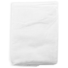 Betty Dain Lightweight Crinkle Nylon Hair Cutting/Styling Cape, Water Resistant, Ultra Lightweight Crinkle Antron Nylon, Repels Hair, Neck Snap Closure, Generous 54 x 60 Inch Size, White