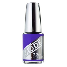 MODE Indigo Blue Violet Nail Polish Long Lasting Pigment Rich Nail Lacquer Color, Chip Resistant Strength, UV Protection, Made in NY USA, 7 Soir Le Vernis, Dream in Excess