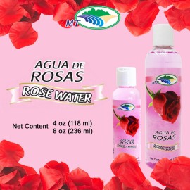 Agua De Rosas 8 Oz Rose Water Facial Toner