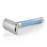 Edwin Jagger Double Edge Safety Razor With Long Handle (Blue) (Blue)