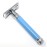 Edwin Jagger Double Edge Safety Razor With Long Handle (Blue) (Blue)
