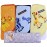 Frenchie Mini Couture, Hooded Bath Towels for Babies, 80% Cotton/20% Polyester, Animal Baby Bath Towel Set, Pack of 3