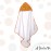 Frenchie Mini Couture, Hooded Bath Towels for Babies, 80% Cotton/20% Polyester, Animal Baby Bath Towel Set, Pack of 3