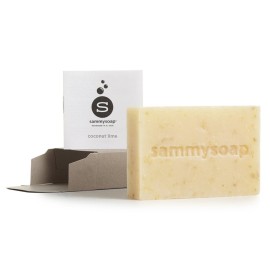 sammysoap All Natural Soap Bar, Coconut Lime