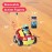 PREXTEX Cartoon Remote Control Car - 2-Pack Police and Race Car Toddler Toys - RC Cars for Kids with Different Frequencies - Easy Remote Control Toy and Thoughtful Gifts for Boys and Girls