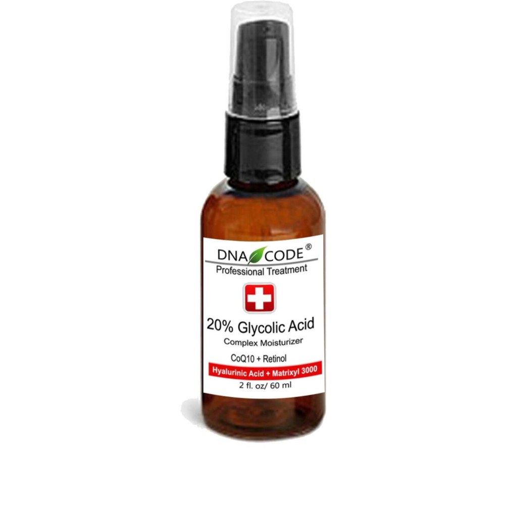 DNA Code- 20% Glycolic Acid Complex Skin Renewal Moisturizer w/Retinol, CoQ10, B5 and More