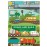 Petit Collage Giant Fold Out Activity Book Roads & Rails, Over 100 Reusable Stickers Ages 3+