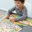 Petit Collage Giant Fold Out Activity Book Roads & Rails, Over 100 Reusable Stickers Ages 3+