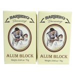 Barbero Alum Block 2.64 oz / 75 g Pack of 2