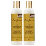 SheaMoisture Detangler with Raw Shea Butter, Deep Moisturizing Curly Hair Detangler with Sea Kelp & Argan Oil, Hair Care for Knots, 8 Fl OzEa (Pack of 2)