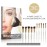 Lagure Premium Kabuki Makeup Brush Set - The Perfect Makeup Brushes for Your Eyeshadow, Contour Kit, Blush, Foundation, Concealer, Face Powder - Includes Cosmetic Brush Guide