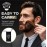 Beardilizer Premium Beard Comb for Men - 100% Natural Black Ox Buffalo Horn & Sandalwood Handle with Carrying Pouch, Professional Anti-Static Fine and Coarse Teeth