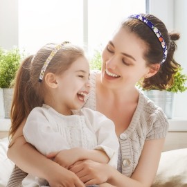 Candygirl DIY Satin Girls headbands Floral Hairbands Fall Head Bands for Women Girls Value Pack (floral) Candygirl DIY Satin Girls headbands Floral Hairbands Fall Head Bands for Women Girls Value Pack (floral)