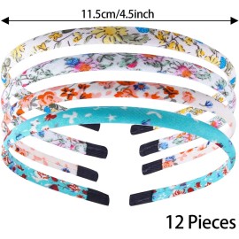 Candygirl DIY Satin Girls headbands Floral Hairbands Fall Head Bands for Women Girls Value Pack (floral) Candygirl DIY Satin Girls headbands Floral Hairbands Fall Head Bands for Women Girls Value Pack (floral)