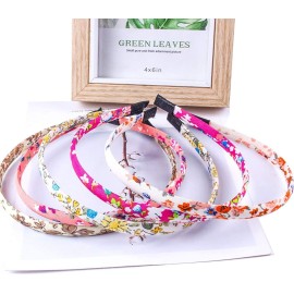 Candygirl DIY Satin Girls headbands Floral Hairbands Fall Head Bands for Women Girls Value Pack (floral) Candygirl DIY Satin Girls headbands Floral Hairbands Fall Head Bands for Women Girls Value Pack (floral)