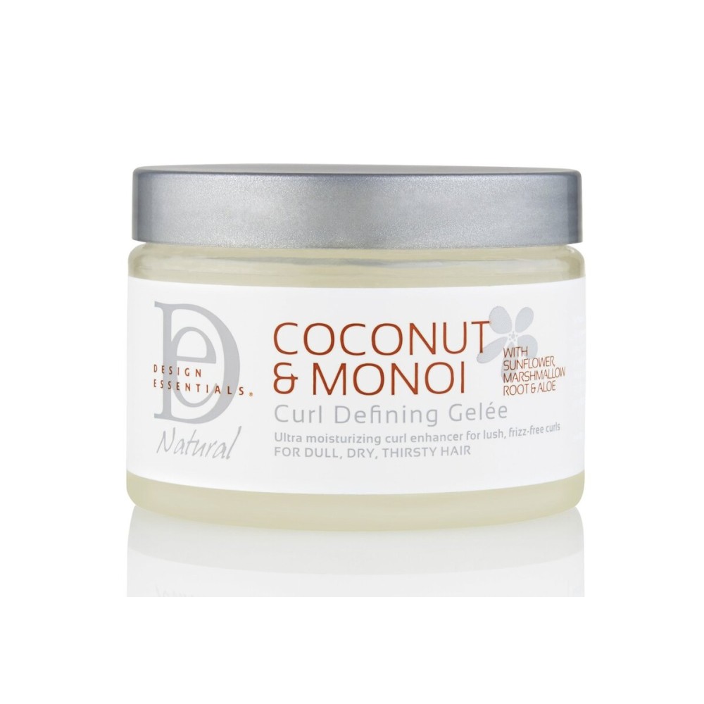 Design Essentials Natural Coconut & Monoi Curl Defining Gelee, with Sunflower, Marshmallow Root & Aloe, 12 Ounce Design Essentials Natural Coconut & Monoi Curl Defining Gelee, with Sunflower, Marshmallow Root & Aloe, 12 Ounce