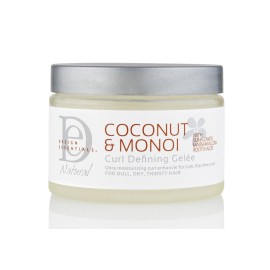 Design Essentials Natural Coconut & Monoi Curl Defining Gelee, with Sunflower, Marshmallow Root & Aloe, 12 Ounce Design Essentials Natural Coconut & Monoi Curl Defining Gelee, with Sunflower, Marshmallow Root & Aloe, 12 Ounce
