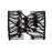 LOVEF Fashion Jewelry Hand-Beaded Wild Magic Hair Comb Hair Accessories Hair Beauty Decoration (Black)