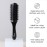 Diane Nylon Pin Styling Hairbrush for Detangling, Separating, Shaping, and Defining Wet or Curly Hair, Heat-Resistant, Anti-Static, Hair Care Essential, Black