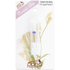 Pana Professional Ceramic White Flame Cone Shaped Bit Nail Drill 3/32 Shank Size (Medium, Flame Bit) Pana Professional Ceramic White Flame Cone Shaped Bit Nail Drill 3/32 Shank Size (Medium, Flame Bit)