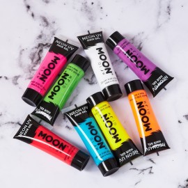 Moon Glow - Blacklight Neon UV Hair Gel - 0.67oz Intense Pink - Temporary wash out hair color - Spike and Glow! Moon Glow - Blacklight Neon UV Hair Gel - 0.67oz Intense Pink - Temporary wash out hair color - Spike and Glow!