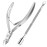 Cuticle Nipper with Cuticle Pusher-Professional Grade Stainless Steel Cuticle Remover & Cutter-Durable Manicure and Pedicure Tool-Beauty Tool Perfect for Fingernails and Toenails