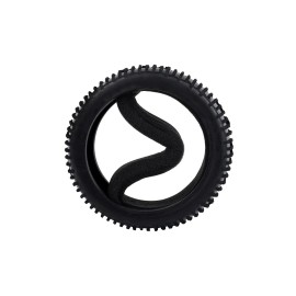 4PCS RC Car Tires RC 1/8 Off-Road Car Buggy Rubber Tyre Tires & Wheel Rim 17mm Hex Wheels and Tires Black Have Foam Inserts