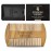Striking Viking Sandalwood Beard and Mustache Comb Set - Pocket-Sized Wooden Comb with Fine and Coarse Teeth, Case Included - Perfect for Balms and Oils