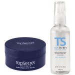 Top Secret Hair Thickening Fibers - Pre-Application Grooming Clay and Finishing Spray w/Free Travel Bag